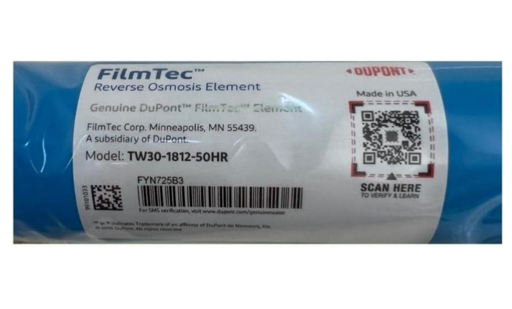 Dow FilmTec, TW30-1812-50HR 50 gpd